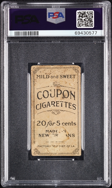 1914 T213 Coupon Cigarettes (Type 2) Mickey Doolan Chicago, Batting PSA 1 (MC)
