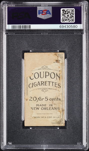 1914 T213 Coupon Cigarettes (Type 2) Mickey Doolan Baltimore, Fielding PSA 1