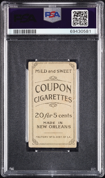 1914 T213 Coupon Cigarettes (Type 2) Mickey Doolan Chicago, Fielding PSA 1