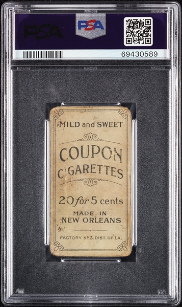 1914 T213 Coupon Cigarettes (Type 2) Larry Doyle Portrait PSA 1