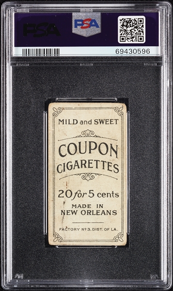 1914 T213 Coupon Cigarettes (Type 2) Jean Dubuc PSA 1