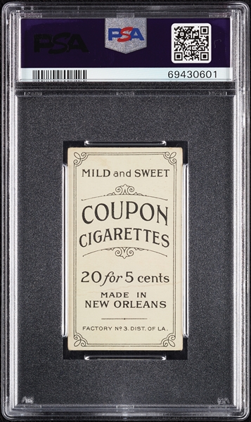 1914 T213 Coupon Cigarettes (Type 2) Steve Evans PSA 2