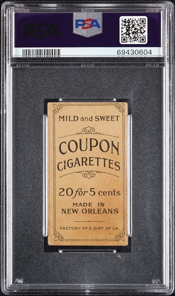 1914 T213 Coupon Cigarettes (Type 2) Johnny Evers PSA 1.5