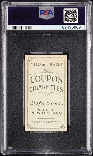 1914 T213 Coupon Cigarettes (Type 2) Russ Ford PSA 2