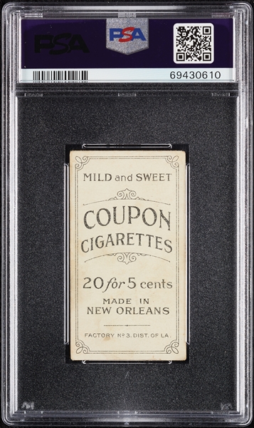 1914 T213 Coupon Cigarettes (Type 2) Russ Ford PSA 3