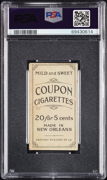 1914 T213 Coupon Cigarettes (Type 2) Chick Gandil Washington PSA 1