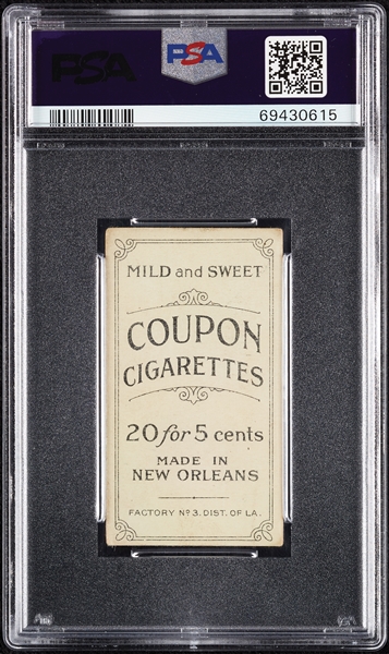 1914 T213 Coupon Cigarettes (Type 2) Chick Gandil Washington PSA 3