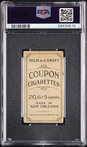 1914 T213 Coupon Cigarettes (Type 2) Chick Gandil Cleveland PSA 1