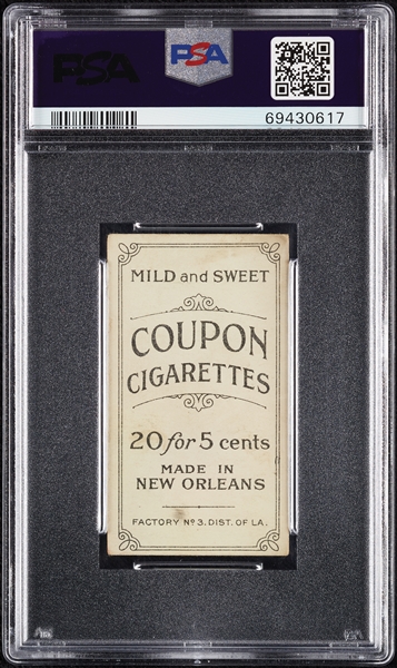 1914 T213 Coupon Cigarettes (Type 2) Rube Geyer PSA 3.5