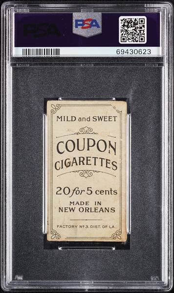 1914 T213 Coupon Cigarettes (Type 2) Bob Groom PSA 2