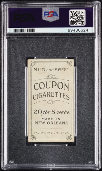 1914 T213 Coupon Cigarettes (Type 2) Bob Groom PSA 1.5