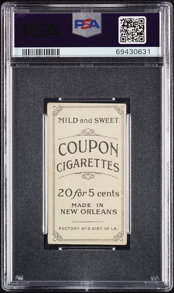 1914 T213 Coupon Cigarettes (Type 2) Solly Hofman PSA 1