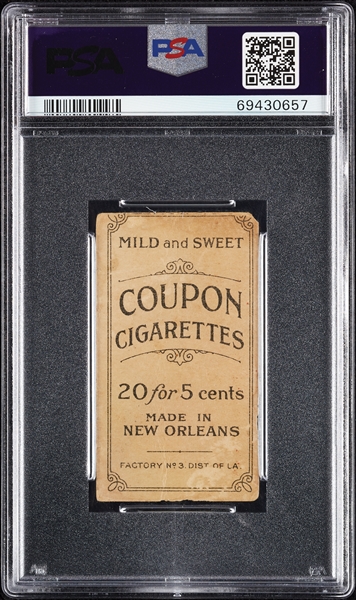 1914 T213 Coupon Cigarettes (Type 2) Joe Kelley New York PSA 1