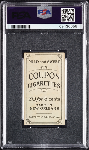 1914 T213 Coupon Cigarettes (Type 2) Joe Kelley New York PSA 2