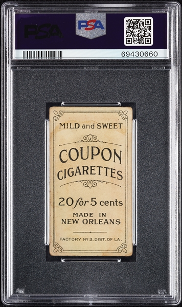 1914 T213 Coupon Cigarettes (Type 2) Joe Kelley Toronto PSA 2