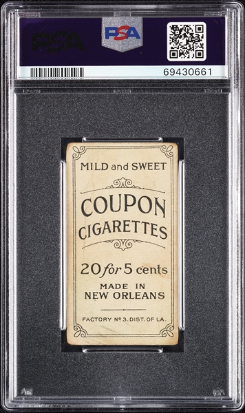 1914 T213 Coupon Cigarettes (Type 2) Otto Knabe PSA 1.5