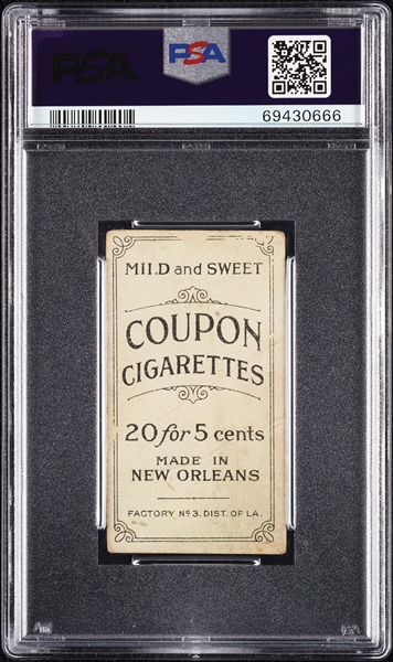 1914 T213 Coupon Cigarettes (Type 2) Ed Konetchy Pittsburgh Nat. PSA 1