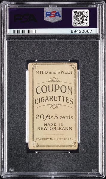 1914 T213 Coupon Cigarettes (Type 2) Ed Konetchy Boston PSA 1