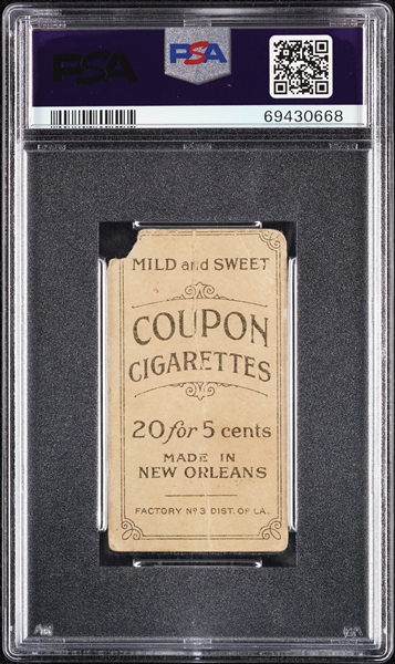 1914 T213 Coupon Cigarettes (Type 2) Harry Krause PSA 1