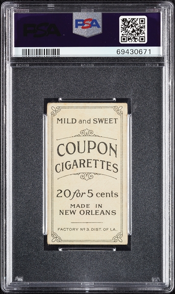 1914 T213 Coupon Cigarettes (Type 2) Nap Lajoie Phila. Amer. PSA 1