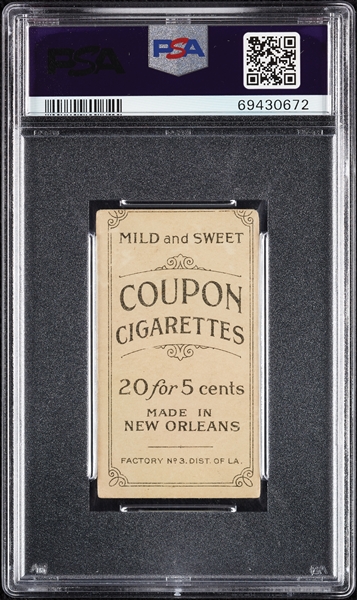 1914 T213 Coupon Cigarettes (Type 2) Nap Lajoie Philadelphia Amer. PSA 1