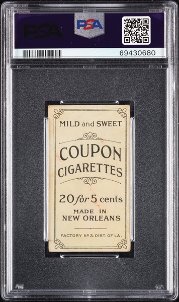 1914 T213 Coupon Cigarettes (Type 2) Sherry Magee Boston PSA 1