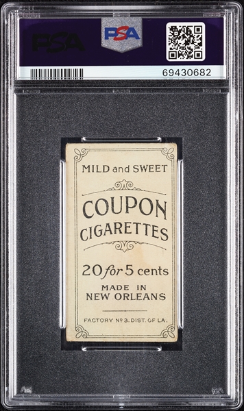 1914 T213 Coupon Cigarettes (Type 2) Sherry Magee Philadelphia Nat. PSA 3