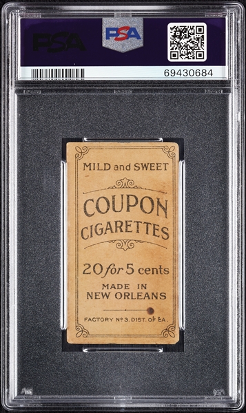 1914 T213 Coupon Cigarettes (Type 2) Rube Marquard Brooklyn, Portrait PSA 1