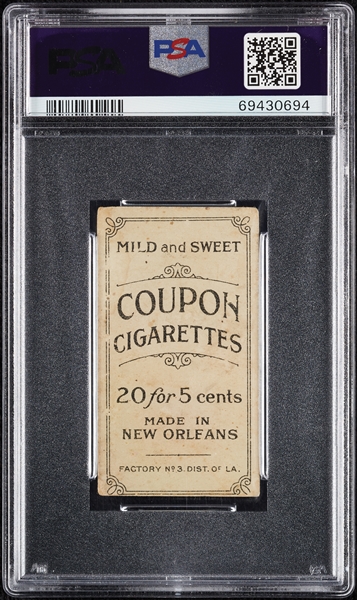 1914 T213 Coupon Cigarettes (Type 2) John McGraw Glove At Side PSA 2