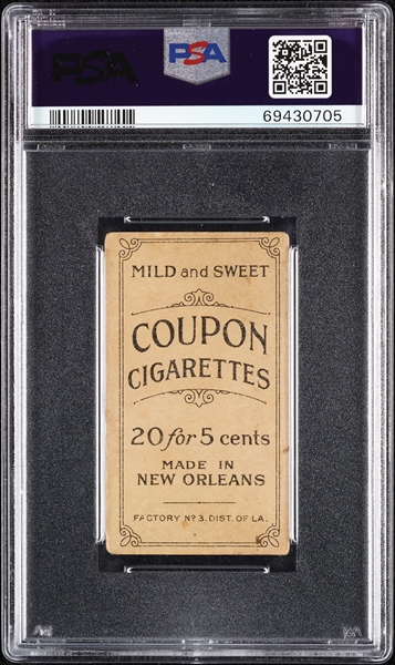 1914 T213 Coupon Cigarettes (Type 2) Fred Merkle PSA 1