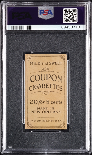 1914 T213 Coupon Cigarettes (Type 2) Chief Meyers Brooklyn, Fielding PSA 1.5