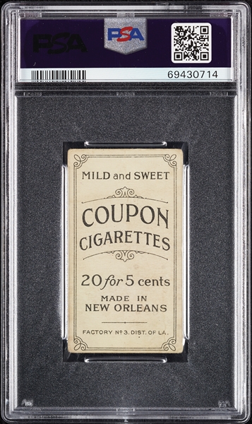 1914 T213 Coupon Cigarettes (Type 2) Chief Meyers New York, Fielding PSA 1.5