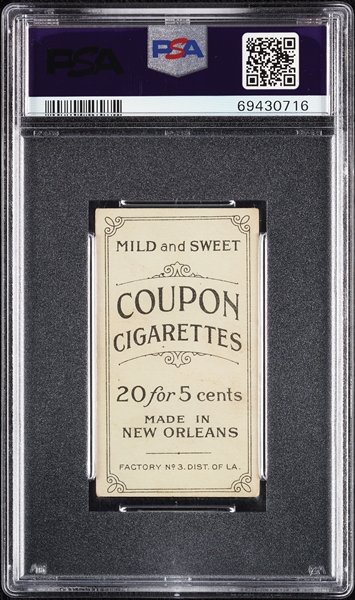 1914 T213 Coupon Cigarettes (Type 2) Chief Meyers New York, Fielding PSA 4