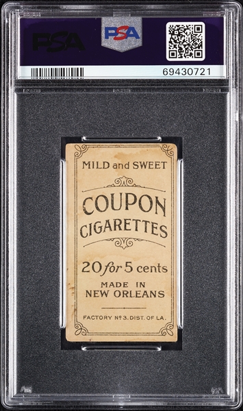 1914 T213 Coupon Cigarettes (Type 2) Dots Miller PSA 1.5 (MK)