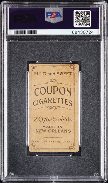 1914 T213 Coupon Cigarettes (Type 2) Dots Miller PSA 1