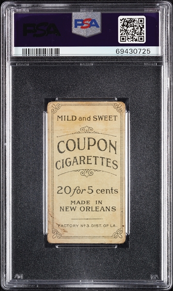 1914 T213 Coupon Cigarettes (Type 2) Mike Mitchell PSA 1
