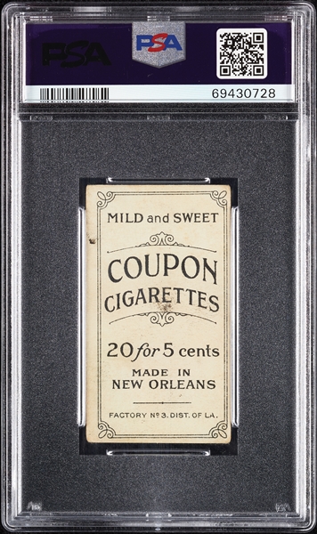 1914 T213 Coupon Cigarettes (Type 2) Danny Murphy PSA 3