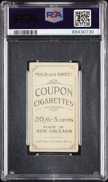 1914 T213 Coupon Cigarettes (Type 2) Danny Murphy PSA 2
