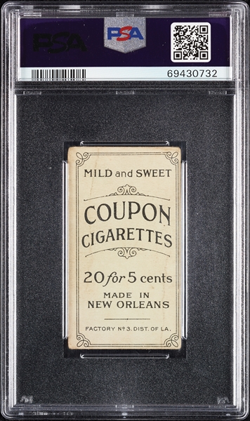 1914 T213 Coupon Cigarettes (Type 2) Red Murray New York PSA 1