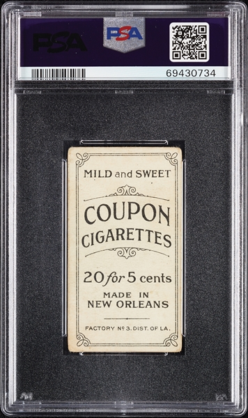 1914 T213 Coupon Cigarettes (Type 2) Red Murray New York PSA 1.5