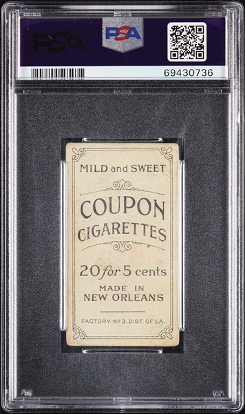 1914 T213 Coupon Cigarettes (Type 2) Tom Needham PSA 1
