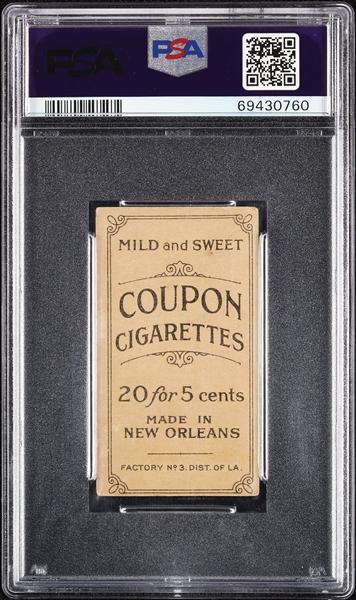 1914 T213 Coupon Cigarettes (Type 2) Nap Rucker Brooklyn PSA 1.5
