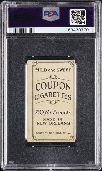 1914 T213 Coupon Cigarettes (Type 2) Wildfire Schulte PSA 1.5