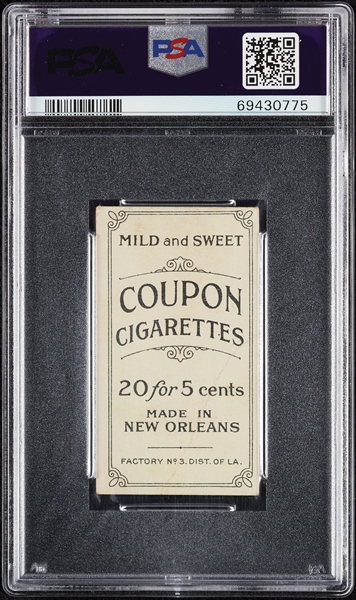 1914 T213 Coupon Cigarettes (Type 2) Tris Speaker PSA 1