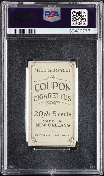 1914 T213 Coupon Cigarettes (Type 2) Ed Summers PSA 3