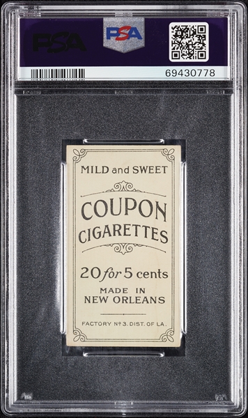 1914 T213 Coupon Cigarettes (Type 2) Ed Summers PSA 1.5