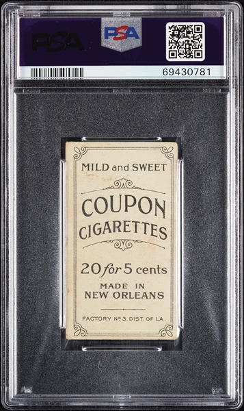 1914 T213 Coupon Cigarettes (Type 2) Jeff Sweeney New York PSA 1.5