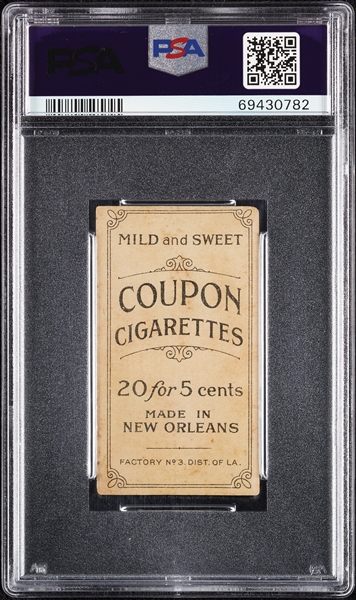 1914 T213 Coupon Cigarettes (Type 2) Jeff Sweeney New York PSA 1