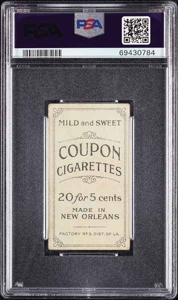 1914 T213 Coupon Cigarettes (Type 2) Jeff Sweeney New York PSA 3