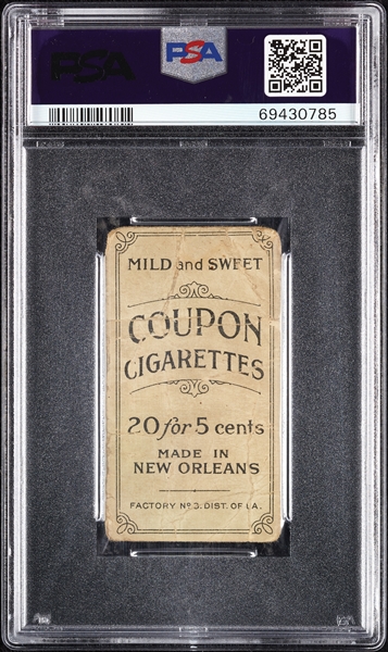 1914 T213 Coupon Cigarettes (Type 2) Jeff Sweeney New York PSA 1